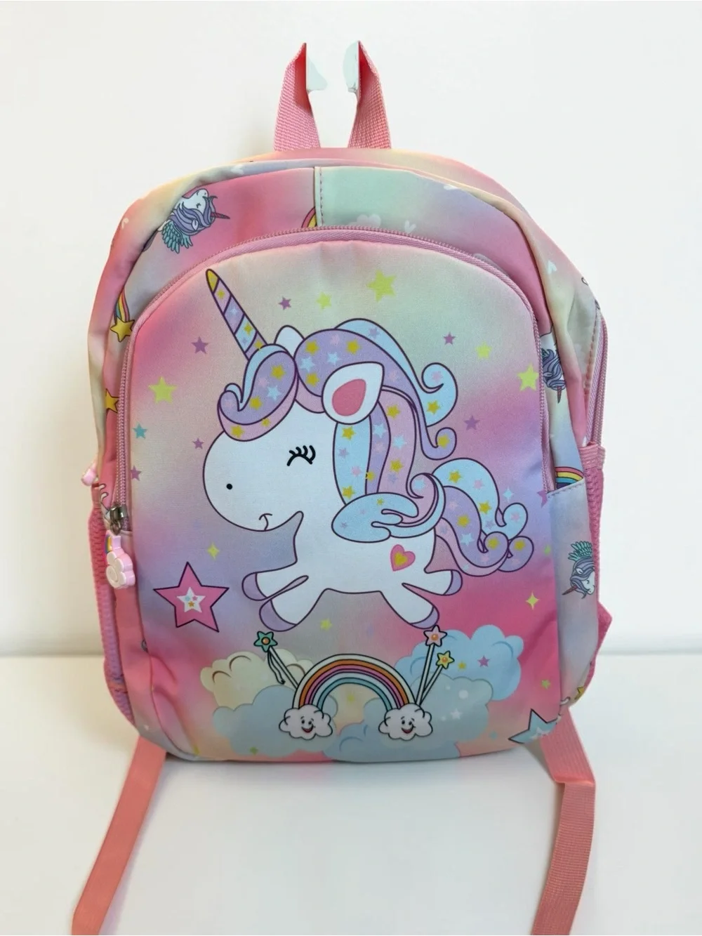 NWT Kids Pink Pastel Unicorn Backpack